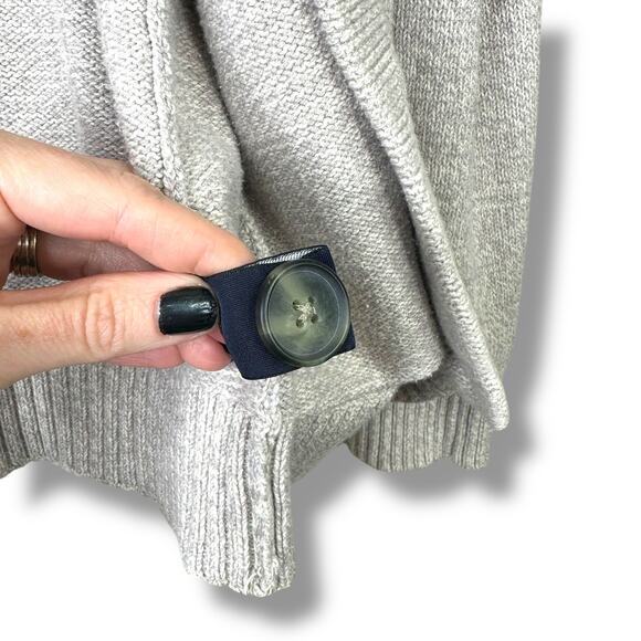 Roundtree & Yorke Men's Sport Shirt Button Shawl Collar Knit Sweater Cardigan - Picture 7 of 7